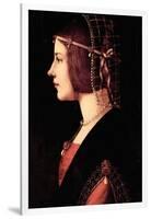 Lady Beatrice D'Este-Leonardo da Vinci-Framed Art Print