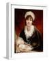 Lady Beechey and Her Baby, C.1800 (Oil on Canvas)-William Beechey-Framed Giclee Print