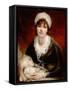 Lady Beechey and Her Baby, C.1800 (Oil on Canvas)-William Beechey-Framed Stretched Canvas