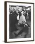 Lady Bernard Docker in Formal Dress, on Floor, Dancing at Fabulous Party Thrown by Her-Carl Mydans-Framed Photographic Print