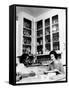 Lady Bird Johnson, in the Kitchen with Her African American Cook, Zephyr Wright-null-Framed Stretched Canvas