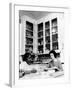 Lady Bird Johnson, in the Kitchen with Her African American Cook, Zephyr Wright-null-Framed Photo