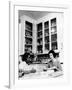 Lady Bird Johnson, in the Kitchen with Her African American Cook, Zephyr Wright-null-Framed Photo