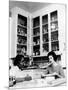 Lady Bird Johnson, in the Kitchen with Her African American Cook, Zephyr Wright-null-Mounted Photo