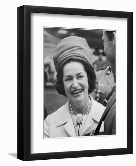 Lady Bird Johnson-Walter Bennett-Framed Photographic Print