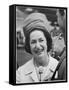 Lady Bird Johnson-Walter Bennett-Framed Stretched Canvas