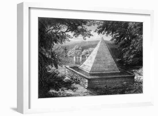 Lady Blessington's Tomb-null-Framed Art Print