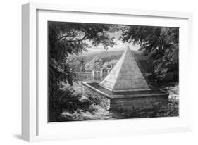 Lady Blessington's Tomb-null-Framed Art Print