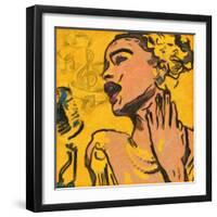 Lady Blues-Taylor Greene-Framed Art Print