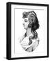 Lady Boston-null-Framed Giclee Print