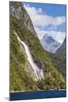 Lady Bowen Waterfall in Milford Sound-Michael Nolan-Mounted Photographic Print