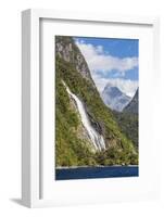 Lady Bowen Waterfall in Milford Sound-Michael Nolan-Framed Photographic Print