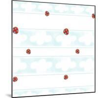 Lady Bugs and Clouds-null-Mounted Giclee Print
