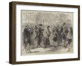 Lady Burdett-Coutts Delivering Columbia Market to the Lord Mayor-Charles Robinson-Framed Giclee Print