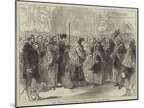 Lady Burdett-Coutts Delivering Columbia Market to the Lord Mayor-Charles Robinson-Mounted Giclee Print