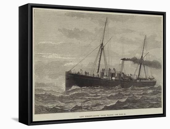 Lady Burdett-Coutts' Yacht Walrus-null-Framed Stretched Canvas