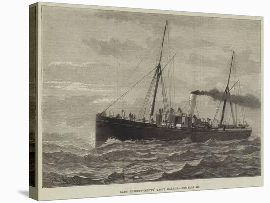 Lady Burdett-Coutts' Yacht Walrus-null-Stretched Canvas