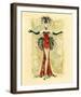 Lady Burlesque I-Dupre-Framed Giclee Print