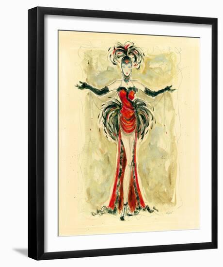 Lady Burlesque I-Dupre-Framed Giclee Print