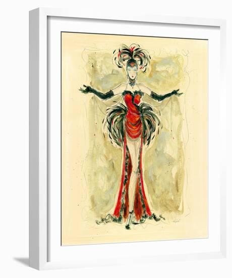 Lady Burlesque I-Dupre-Framed Giclee Print