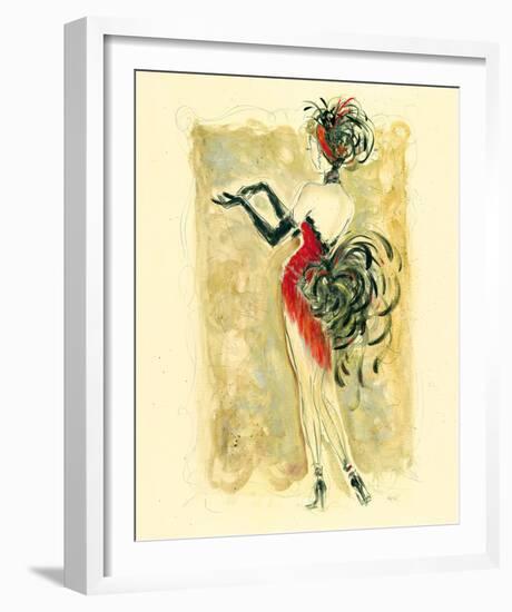Lady Burlesque III-Dupre-Framed Giclee Print