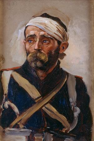 Study of a Wounded Guardsman, Crimea, C.1874