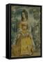Lady by Tapestry. Portrait of Nadezhda Stanyukovich, 1903-Viktor Elpidiforovich Borisov-musatov-Framed Stretched Canvas
