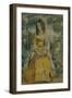 Lady by Tapestry. Portrait of Nadezhda Stanyukovich, 1903-Viktor Elpidiforovich Borisov-musatov-Framed Giclee Print