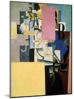 Lady by the Poster, c.1914-Kasimir Malevich-Mounted Giclee Print