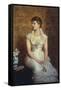 Lady Campbell (Nina Lehmann), 1884-John Everett Millais-Framed Stretched Canvas