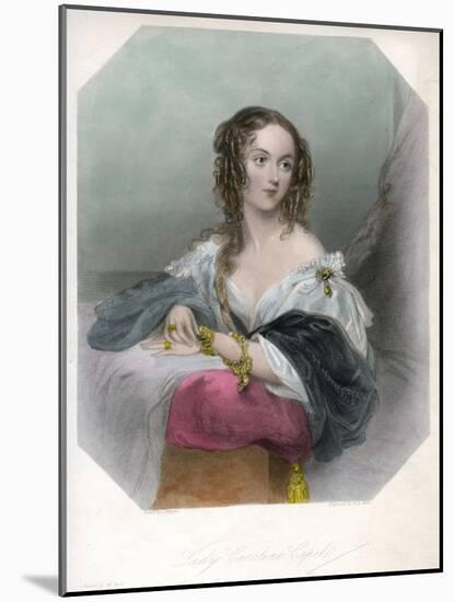 Lady Caroline Capel, C1800-1820-John Hayter-Mounted Giclee Print
