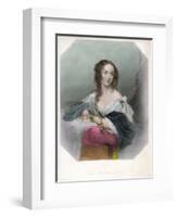 Lady Caroline Capel, C1800-1820-John Hayter-Framed Giclee Print