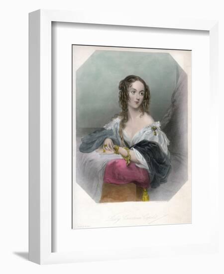 Lady Caroline Capel, C1800-1820-John Hayter-Framed Giclee Print