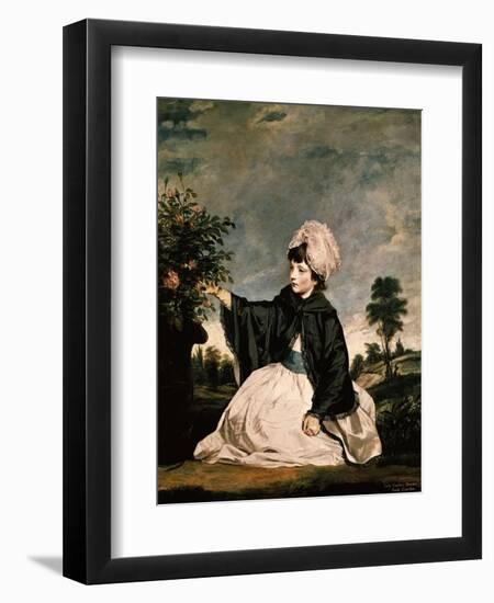 Lady Caroline Howard, 1778-Sir Joshua Reynolds-Framed Premium Giclee Print