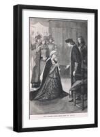 Lady Catherine Gordon before Henry VII 1497-Mary L. Gow-Framed Giclee Print