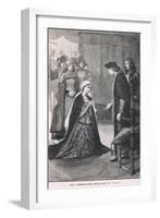 Lady Catherine Gordon before Henry VII 1497-Mary L. Gow-Framed Giclee Print