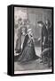 Lady Catherine Gordon before Henry VII 1497-Mary L. Gow-Framed Stretched Canvas