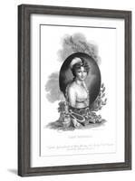 Lady Catherine Manners-Richard Cosway-Framed Art Print