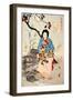 Lady Chiyo, One Hundred Aspects of the Moon-Yoshitoshi Tsukioka-Framed Giclee Print