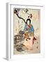 Lady Chiyo, One Hundred Aspects of the Moon-Yoshitoshi Tsukioka-Framed Giclee Print