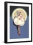 Lady Circus Performer-null-Framed Art Print