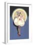 Lady Circus Performer-null-Framed Art Print