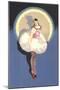 Lady Circus Performer-null-Mounted Art Print