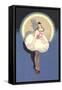 Lady Circus Performer-null-Framed Stretched Canvas