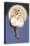 Lady Circus Performer-null-Stretched Canvas