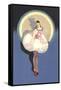 Lady Circus Performer-null-Framed Stretched Canvas