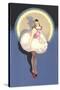 Lady Circus Performer-null-Stretched Canvas