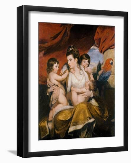 Lady Cockburn and Her Three Eldest Sons, 1773-Sir Joshua Reynolds-Framed Giclee Print