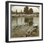 Lady Curzxon Travelling on the State Barge of the Maharaja, Kashmir, India, C1900s-Underwood & Underwood-Framed Photographic Print