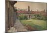 'Lady D'Acre's Almshouses, garden front', c1880 (1926)-John Crowther-Mounted Giclee Print